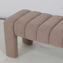 Gaudi Bench camel boucle side profile