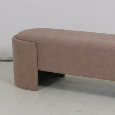 Malfi Bench camel boucle side profile