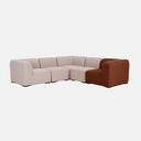 Stormy Outdoor Modular Corner Sofa Set - Cashew