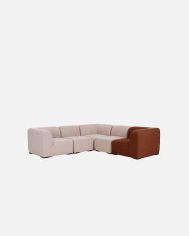 Stormy Outdoor Modular Sofa two-tone configuration
