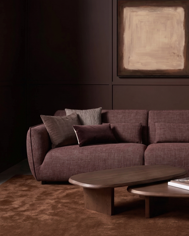 Nearly Famous Sofa Chestnut Weave front view