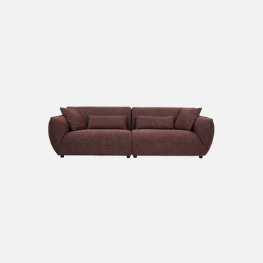 Nearly Famous Sofa Chestnut Weave side profile