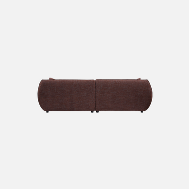 Nearly Famous Sofa Chestnut Weave angled view