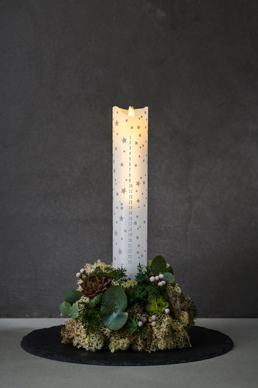 SIRIUS Sara Advent Calendar LED Candle - Romantic