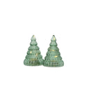 SIRIUS Lucy LED Glass Trees S/2 - Green