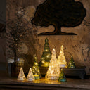 SIRIUS Lucy LED Glass Trees S/2 - Clear