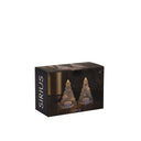 SIRIUS Lucy LED Glass Trees S/2 - Clear