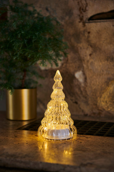 SIRIUS Lucy LED Glass Tree H165 - Clear