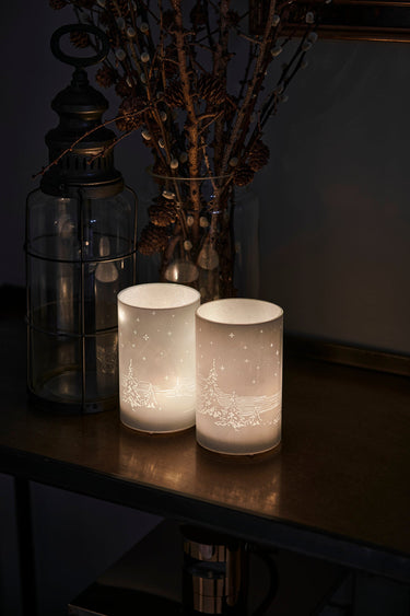 SIRIUS Ava LED Forest Scene S/2 H120 - White