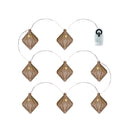 SIRIUS Nellie LED Glass Garland - Dark Oak