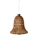 SIRIUS Luna LED Glass Bell - Dark Oak