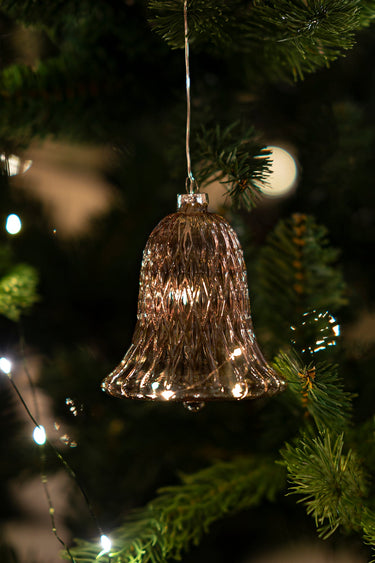 SIRIUS Luna LED Glass Bell - Dark Oak
