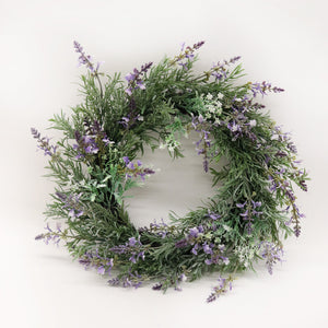 Lavender Flower Wreath