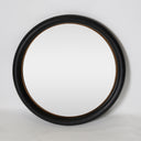 Orion Wall Mirror 87cm in black and gold finish