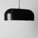 Eliptical Dome Pendant 57x35cm Black Outside Gold Inside