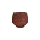 KINTU COLLECTION Sola Basket - Rust w/Stripes