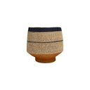 KINTU COLLECTION Sivelle Basket - Natural w/Stripe