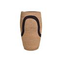 KINTU COLLECTION Elinna Basket - Natural w/Chocolate Wave