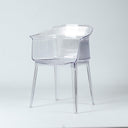 Mars Dining Chair in Clear polycarbonate