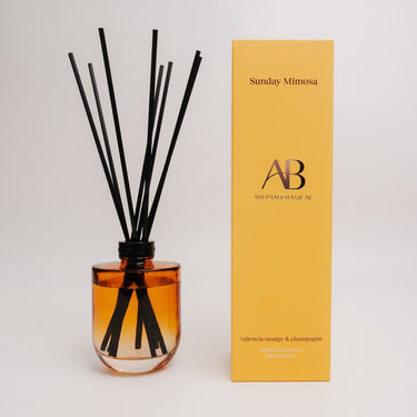 AB Core Diffuser 200ml | Sunday Mimosa - Valencia Orange & Champagne at Online8 Furniture Auckland NZ