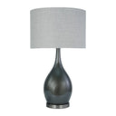 Acapulco Table Lamp - Charcoal + Cement Shade at online8 furniture store Auckland