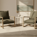 Acer Lounge Chair - Army Green at Online8 Furniture Auckland NZ