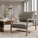 Acer Lounge Chair - Dark Grey at Online8 Furniture Auckland NZ