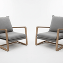 Acer Lounge Chair - Dark Grey at Online8 Furniture Auckland NZ
