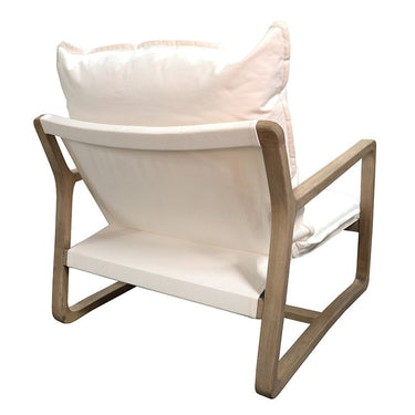 Acer Lounge Chair - Ivory at online8 furniture store Auckland
