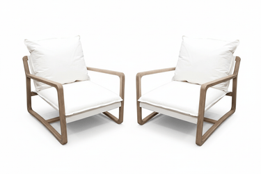 Acer Lounge Chair - Ivory at Online8 Furniture Auckland NZ