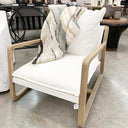 Acer Lounge Chair - Ivory at Online8 Furniture Auckland NZ