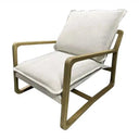 Acer Lounge Chair - Linen at online8 furniture store Auckland