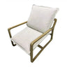 Acer Lounge Chair - Linen at online8 furniture store Auckland