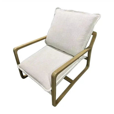 Acer Lounge Chair - Linen at online8 furniture store Auckland