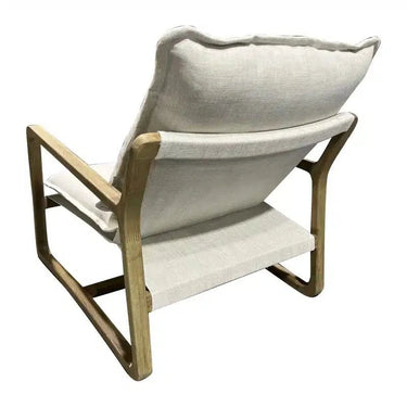 Acer Lounge Chair - Linen at online8 furniture store Auckland