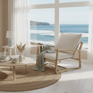 Acer Lounge Chair - Linen at Online8 Furniture Auckland NZ