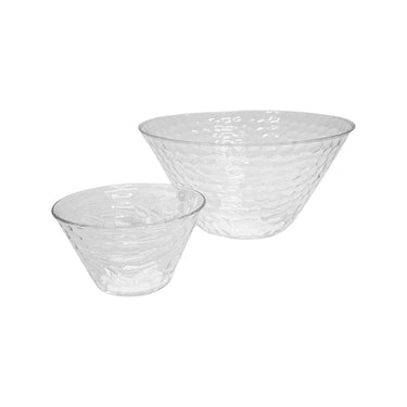 Acrylic Hammered Bowl - 14cm at online8 furniture store Auckland