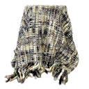 Acrylic Throw - Black/Grey at online8 furniture store Auckland