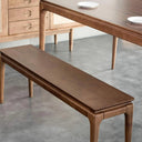Baur Bench Seat included in the walnut 1800 dining suite