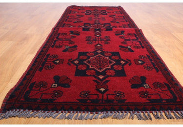 Afghan Andkhoy Hand Knotted Rug 150x55 at online8 furniture store Auckland