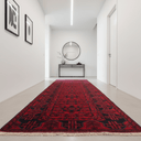 Afghan Andkhoy Hand Knotted Runner 400x81 at online8 furniture store Auckland