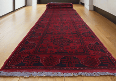 Afghan Andkhoy Hand Knotted Runner 500x80 at online8 furniture store Auckland