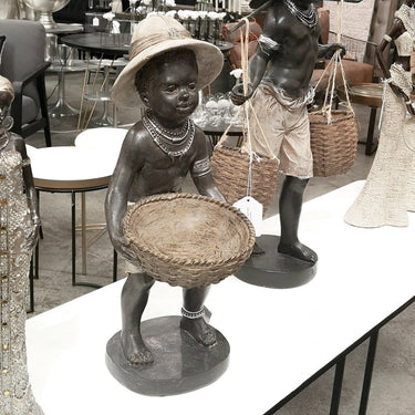 Africa Boy with Bowl at online8 furniture store Auckland
