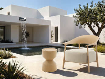 Africa Lounge Chair Indoor/Outdoor - Sand at Online8 Furniture Auckland NZ