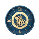 Agate Wall Clock - Royal Blue at online8 furniture store Auckland