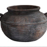 Aged Deep Umber Pot Belly Vase - Medium at online8 furniture store Auckland