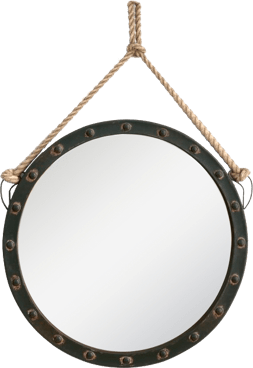 Ahoy Wall Round Mirror with Rope at online8 furniture store Auckland