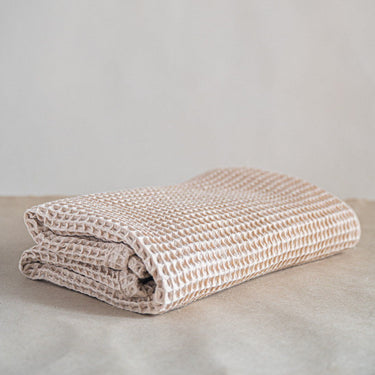 Akiiko - Latte Waffle Bath Towel at online8 furniture store Auckland