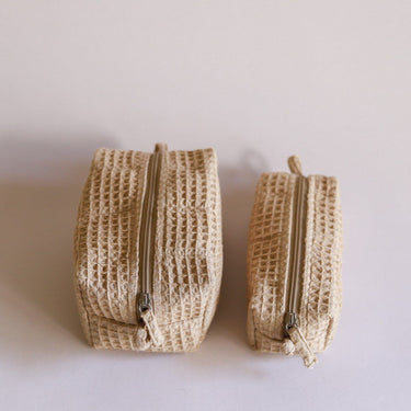 Akiiko - Pique Waffle Block Pouch at online8 furniture store Auckland