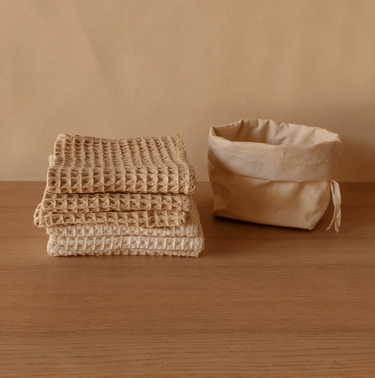 Akiiko - Pique Waffle Hand Towel Set at online8 furniture store Auckland